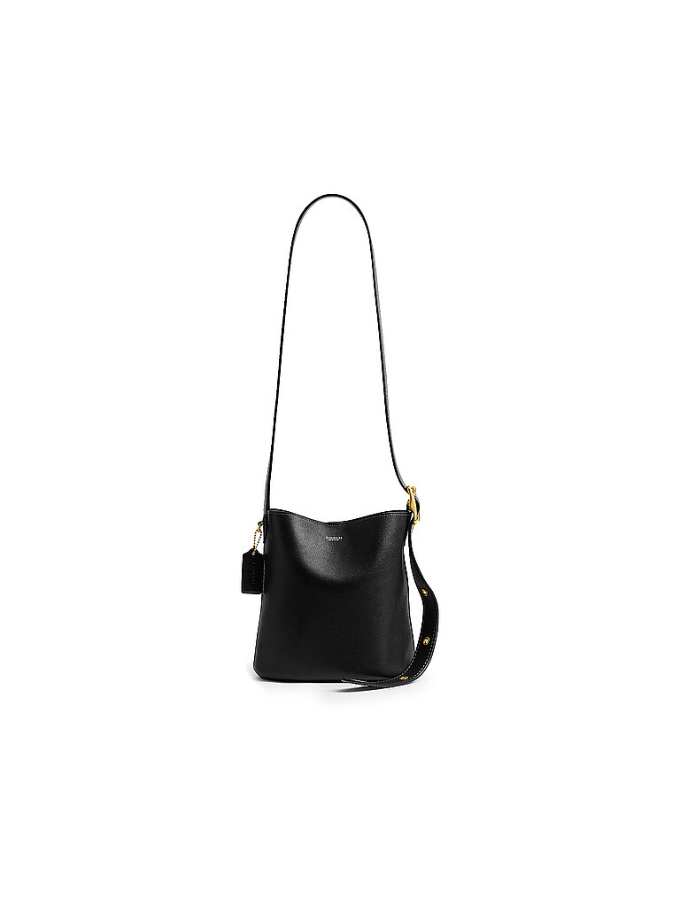 Sac en cuir - Sac seau BLEECKER 21 noir