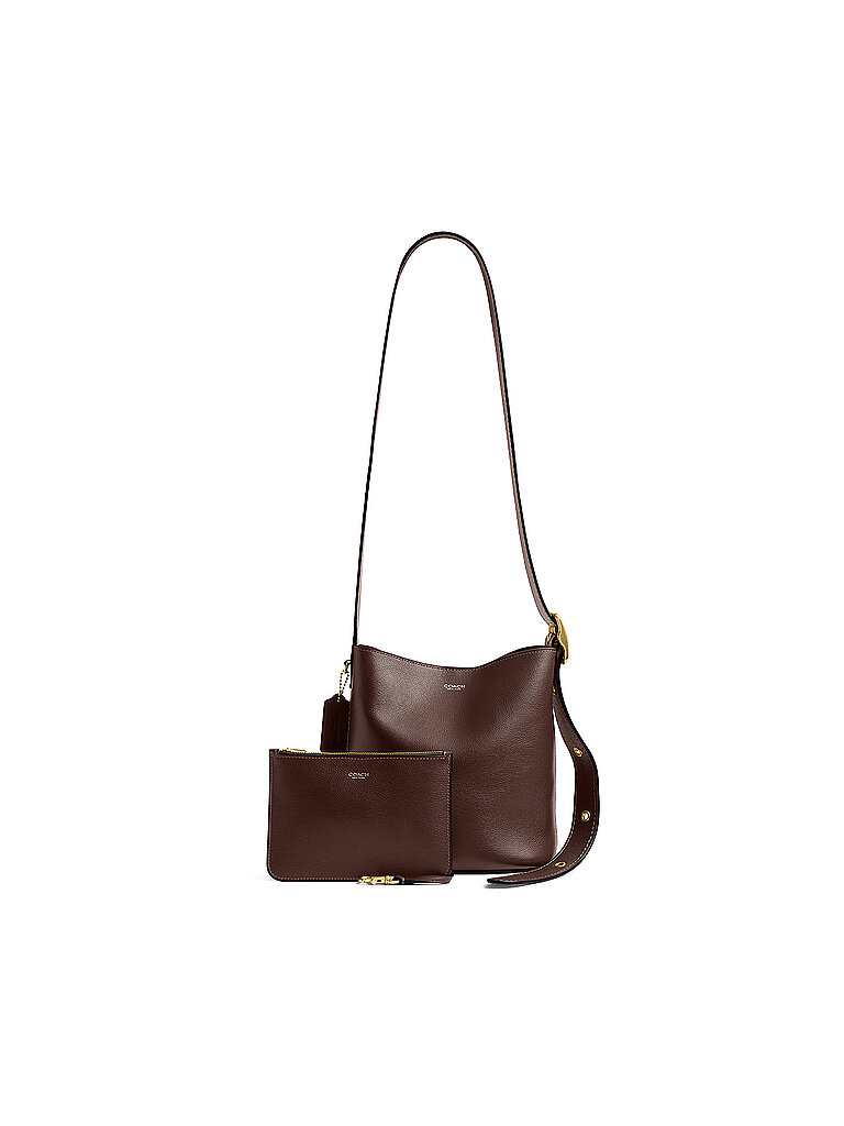 Sac en cuir - Sac seau BLEECKER 21 marron