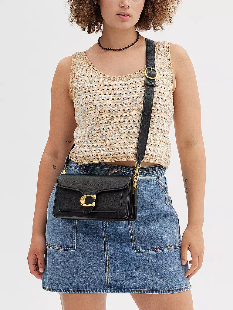 COACH | Sac en cuir - Sac bandoulière TABBY 26 | Noir