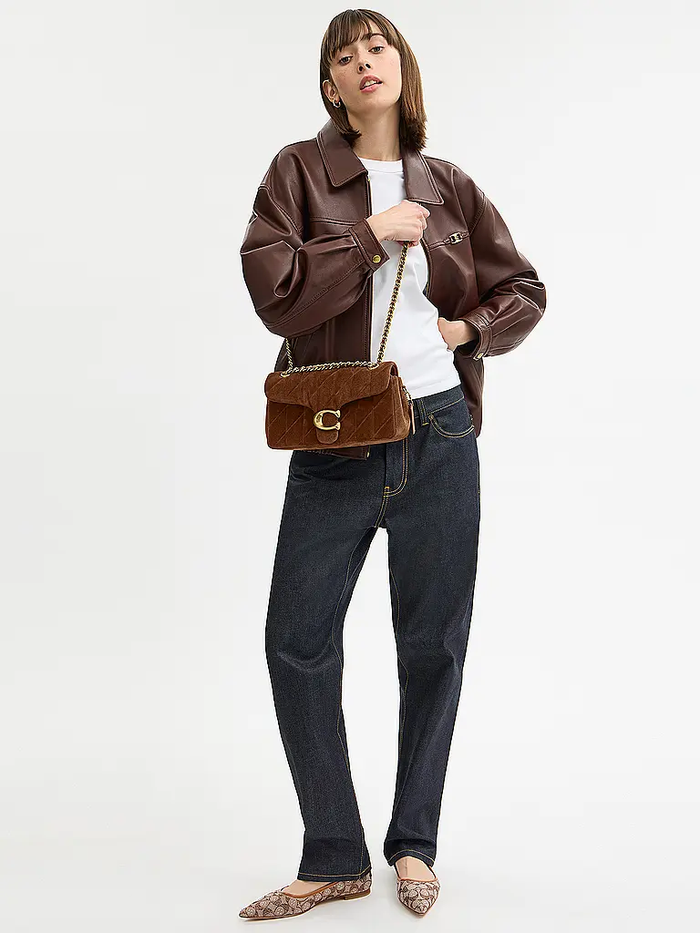 COACH | Sac en cuir - Sac bandoulière TABBY 26 | Marron