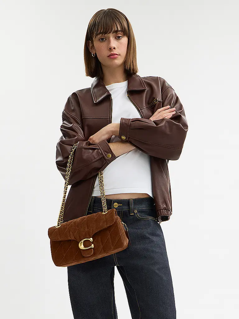 COACH | Sac en cuir - Sac bandoulière TABBY 26 | Marron