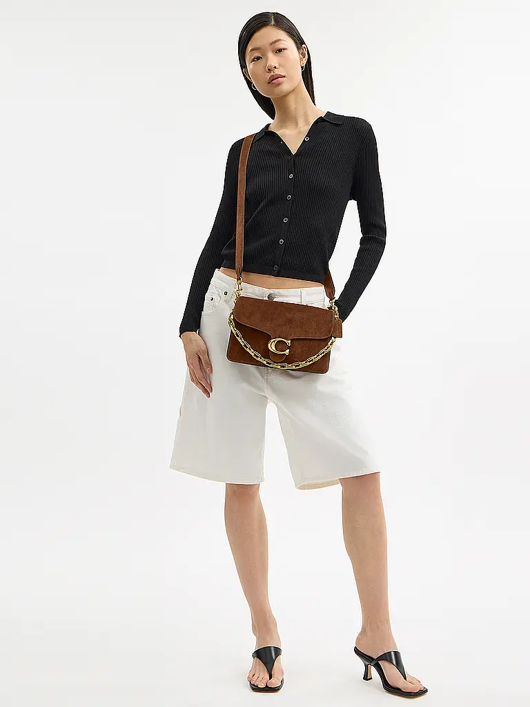 COACH | Sac en cuir - Sac bandoulière TABBY | Marron