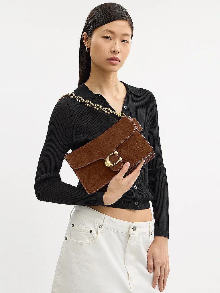 COACH | Sac en cuir - Sac bandoulière TABBY | Marron