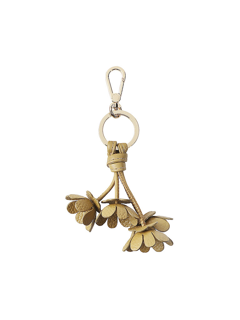 Porte-clés pour sac FLOWERS vert clair