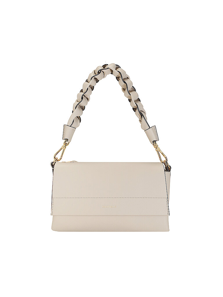 Sac en cuir - Sac bandoulière BOHEME GRANA DOUBLE beige
