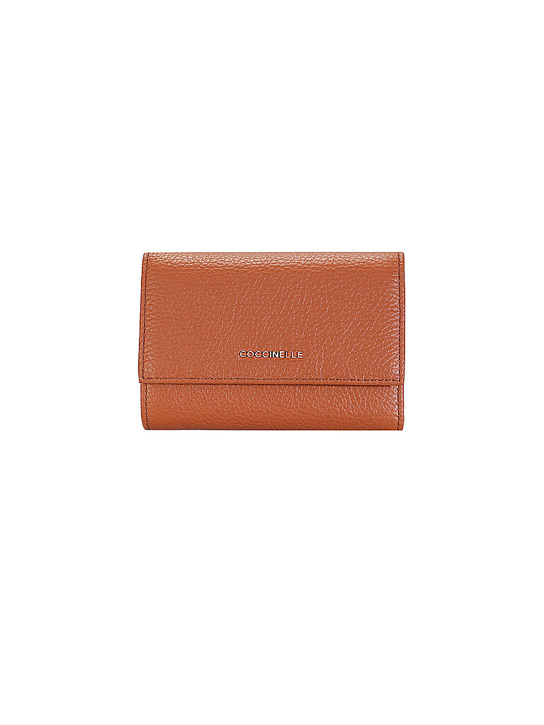 Portefeuille METALLIC SOFT marron clair