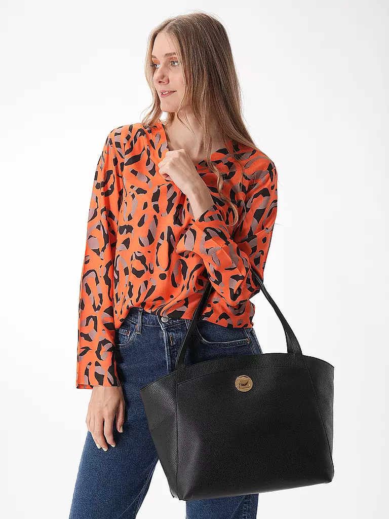 COCCINELLE | Ledertasche - Shopper LIYA  | Noir