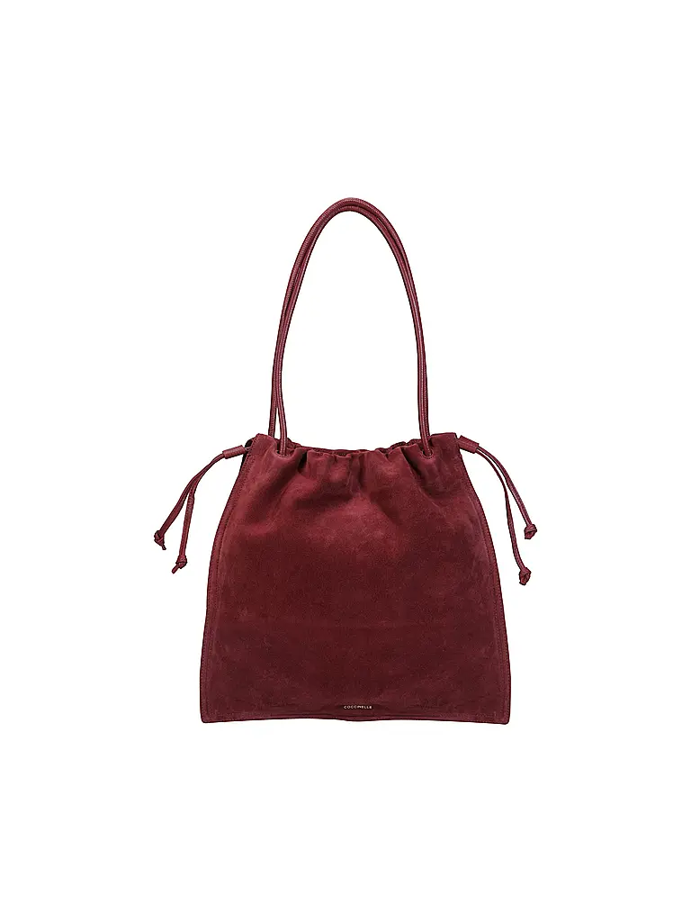 COCCINELLE | Ledertasche - Shoppper  COCCINELLE | dunkelrot