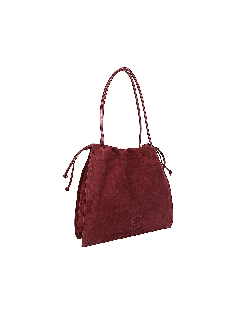 COCCINELLE | Ledertasche - Shoppper  COCCINELLE | dunkelrot