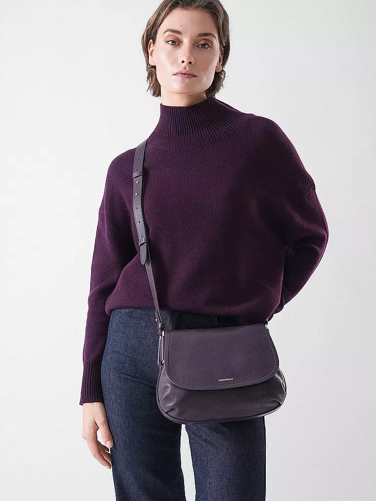 COCCINELLE | Ledertasche - Umhängetasche COCCINELLEREBEKKA | beere