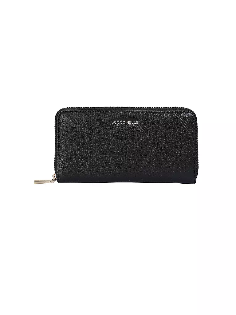 COCCINELLE | Portefeuille METALLIC SOFT | schwarz