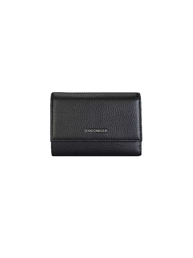 COCCINELLE | Portefeuille METALLIC SOFT | schwarz