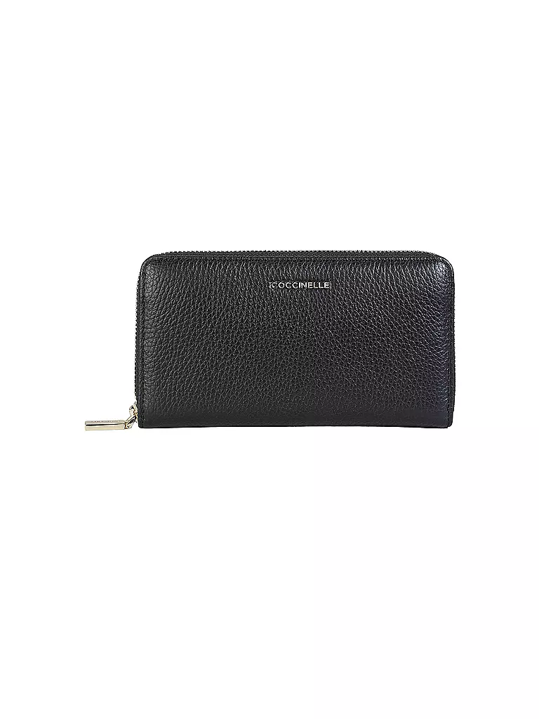 COCCINELLE | Portefeuille METALLIC SOFT | schwarz
