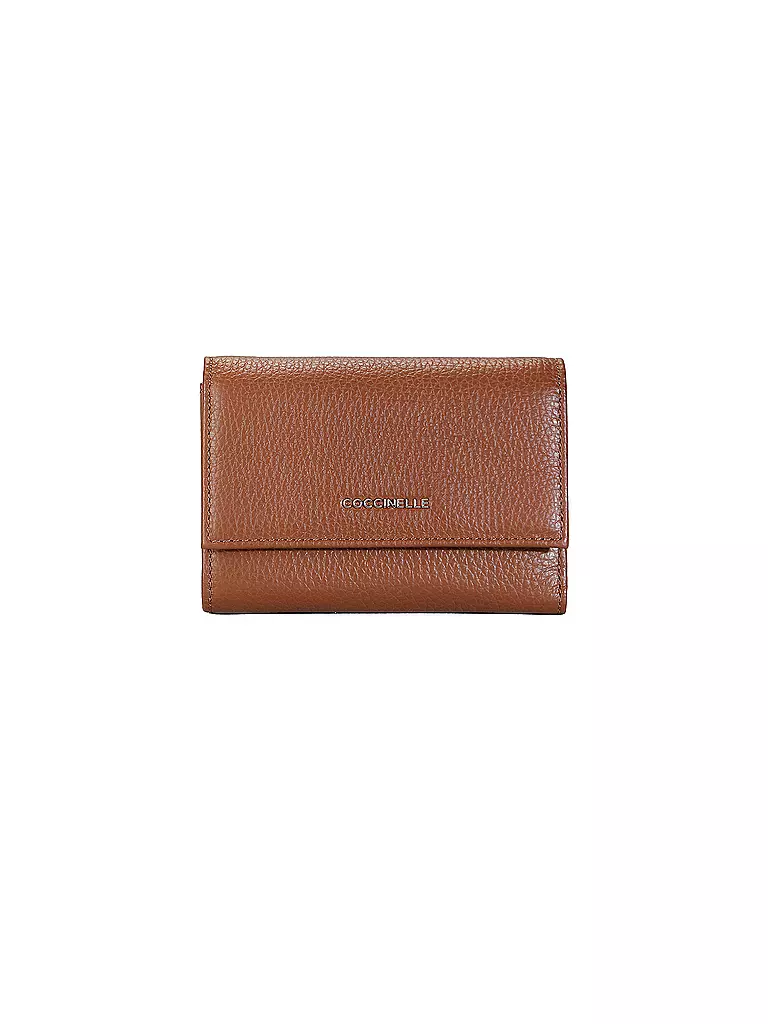 COCCINELLE | Portefeuille METALLIC SOFT | camel