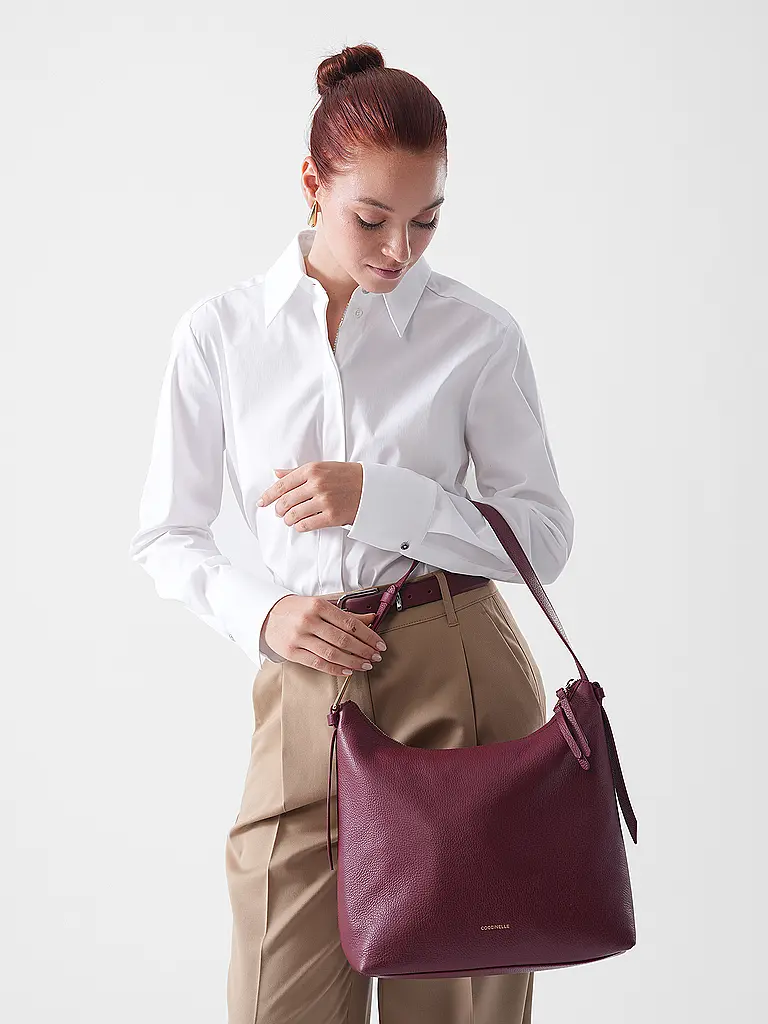 COCCINELLE | Sac en cuir - Hobo COCCINELLEMALORY | dunkelrot