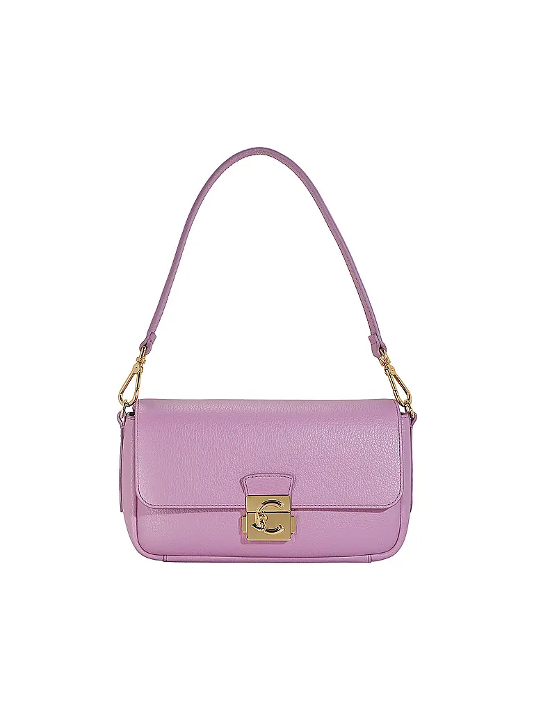 COCCINELLE | Sac en cuir - Sac bandoulière C-ME LOCK Medium | Rose vif