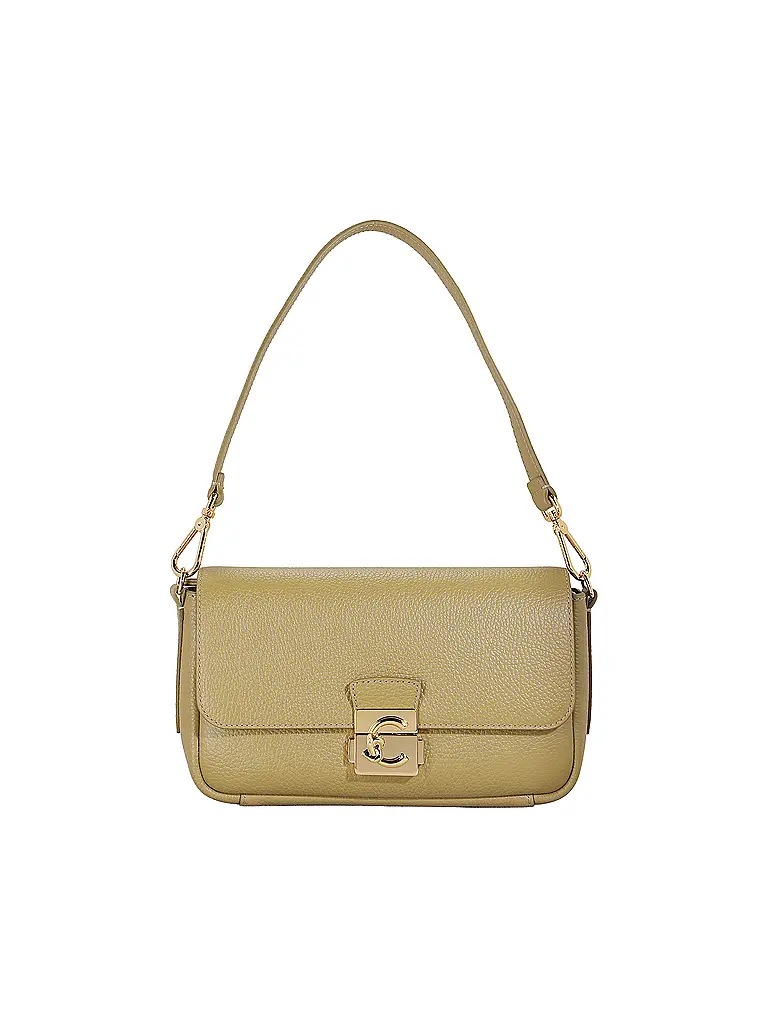 COCCINELLE | Sac en cuir - Sac bandoulière C-ME LOCK Medium | Vert