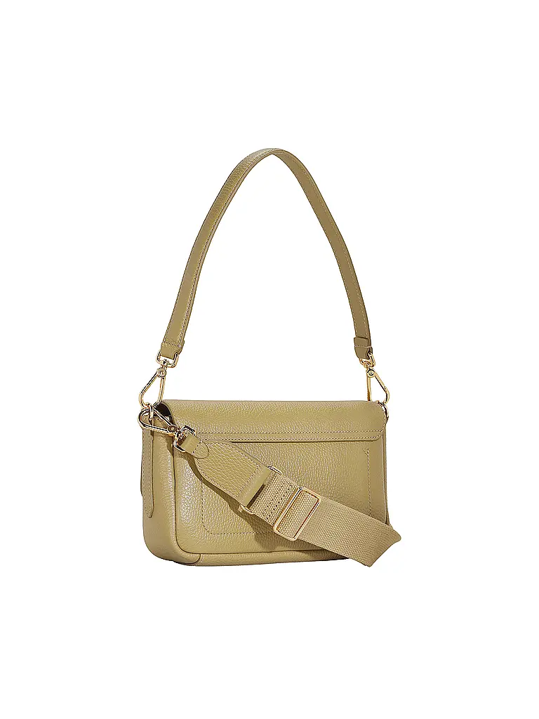 COCCINELLE | Sac en cuir - Sac bandoulière C-ME LOCK Medium | Vert