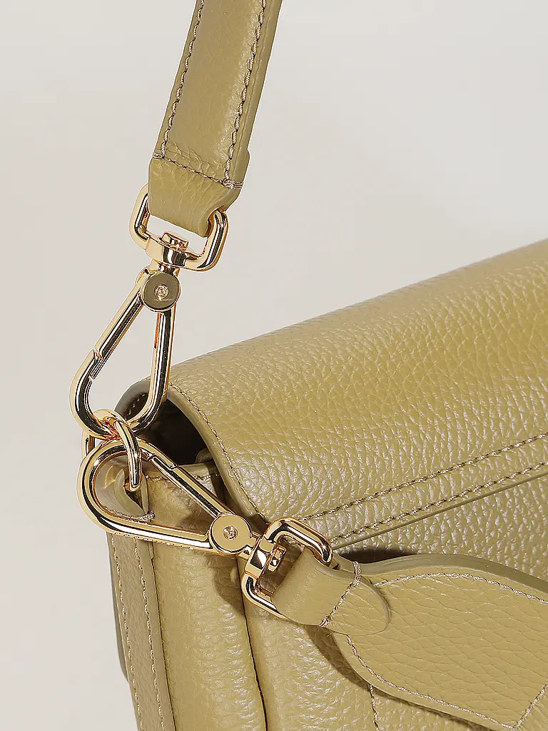 COCCINELLE | Sac en cuir - Sac bandoulière C-ME LOCK Medium | Vert