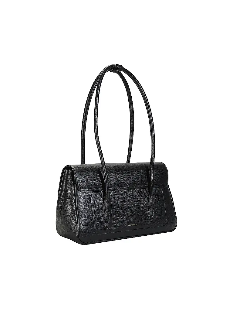 COCCINELLE | Sac en cuir - Sac bandoulière C-ME LOCK | Noir