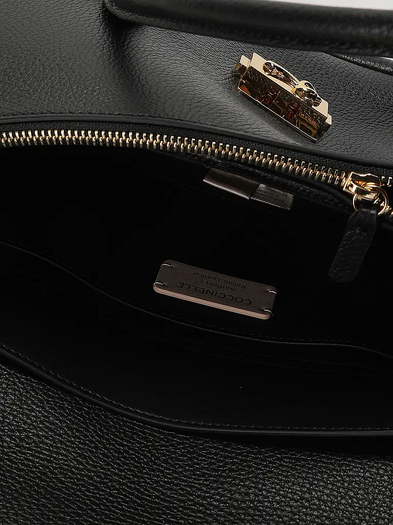 COCCINELLE | Sac en cuir - Sac bandoulière C-ME LOCK | Noir