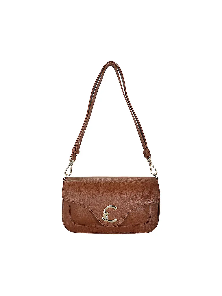 COCCINELLE | Sac en cuir - Sac bandoulière C-ME | braun
