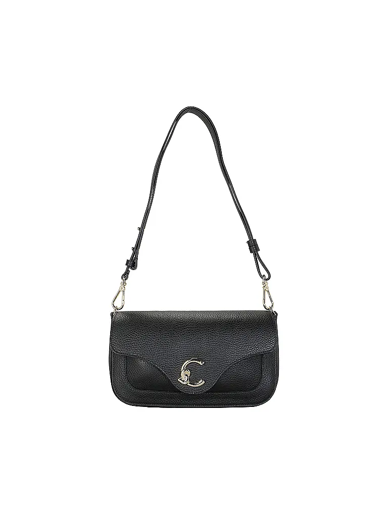 COCCINELLE | Sac en cuir - Sac bandoulière C-ME | schwarz