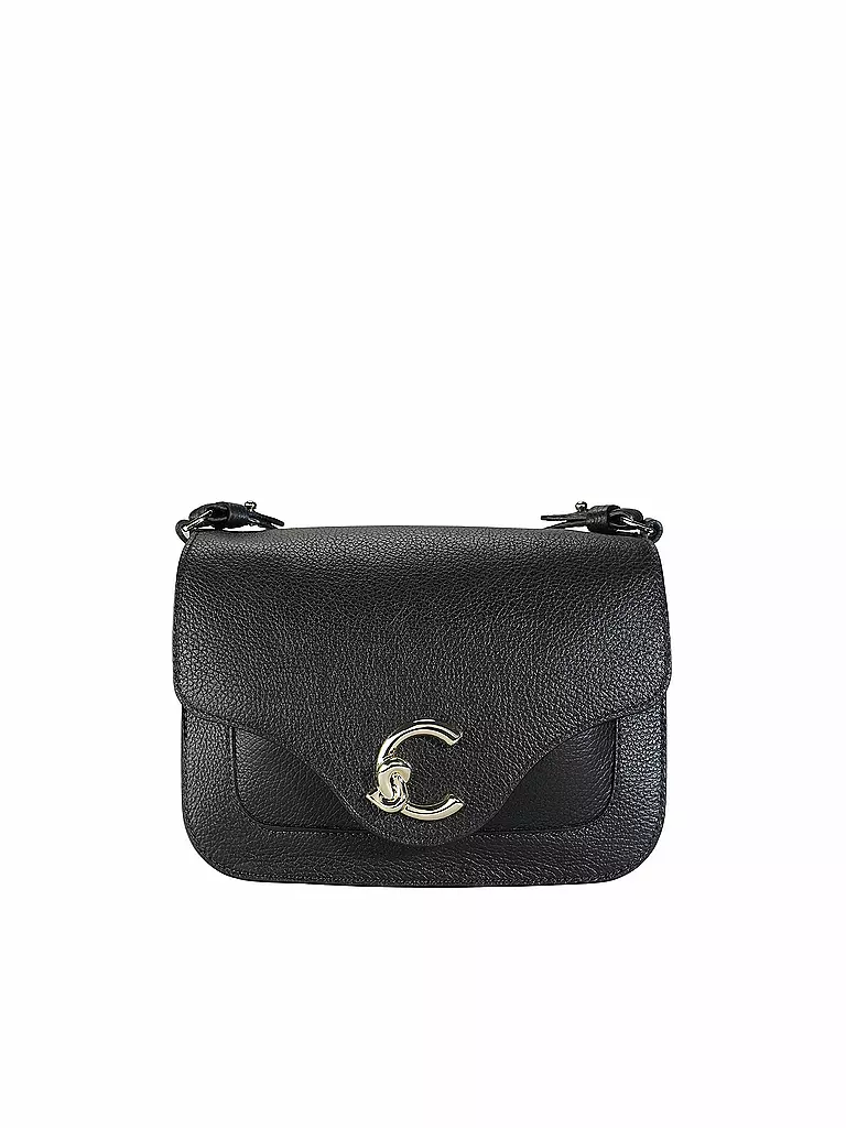 COCCINELLE | Sac en cuir - Sac bandoulière COCCINELLE C-ME | Noir