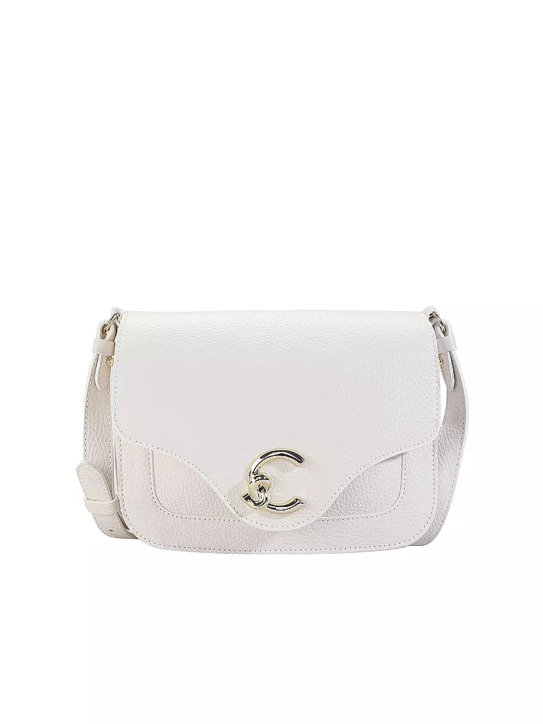 COCCINELLE | Sac en cuir - Sac bandoulière COCCINELLE C-ME | Blanc