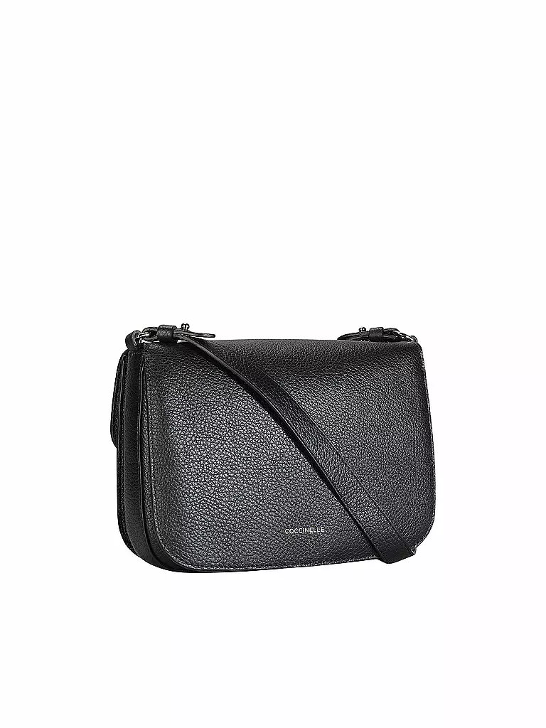 COCCINELLE | Sac en cuir - Sac bandoulière COCCINELLE C-ME | Noir