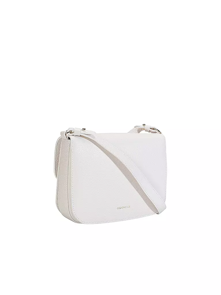 COCCINELLE | Sac en cuir - Sac bandoulière COCCINELLE C-ME | Blanc