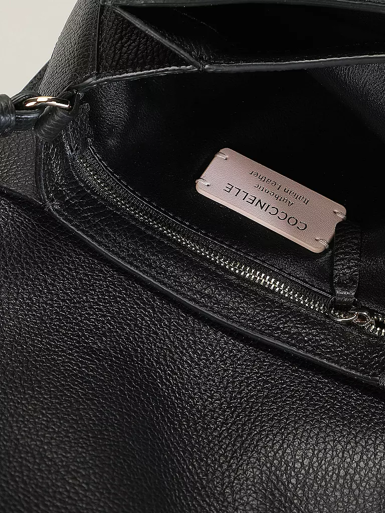 COCCINELLE | Sac en cuir - Sac bandoulière COCCINELLE C-ME | Noir