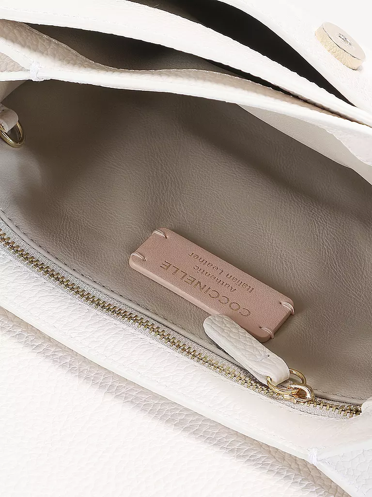 COCCINELLE | Sac en cuir - Sac bandoulière COCCINELLE C-ME | Blanc