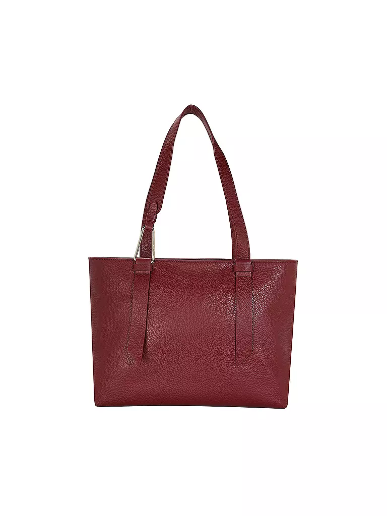 COCCINELLE | Sac en cuir - Shopper COCCINELLEMALORY | dunkelrot