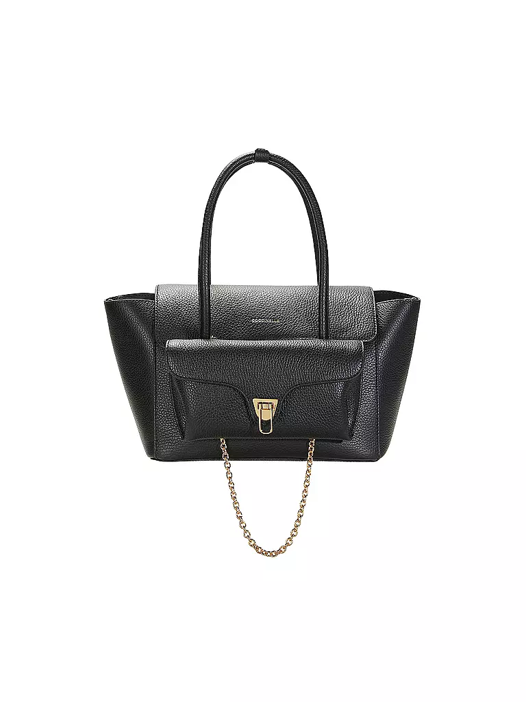 COCCINELLE | Sac en cuir - Shopper DOBBLE BEAT | schwarz