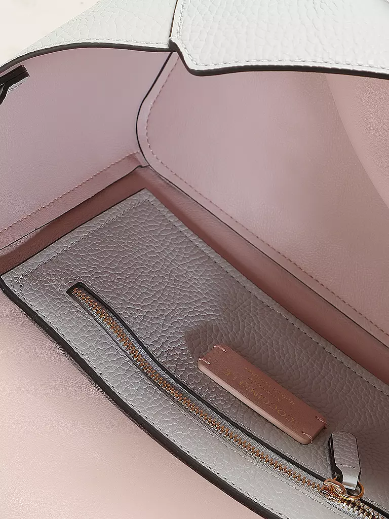 COCCINELLE | Sac en cuir - Shopper DOBBLE BEAT | Bleu clair