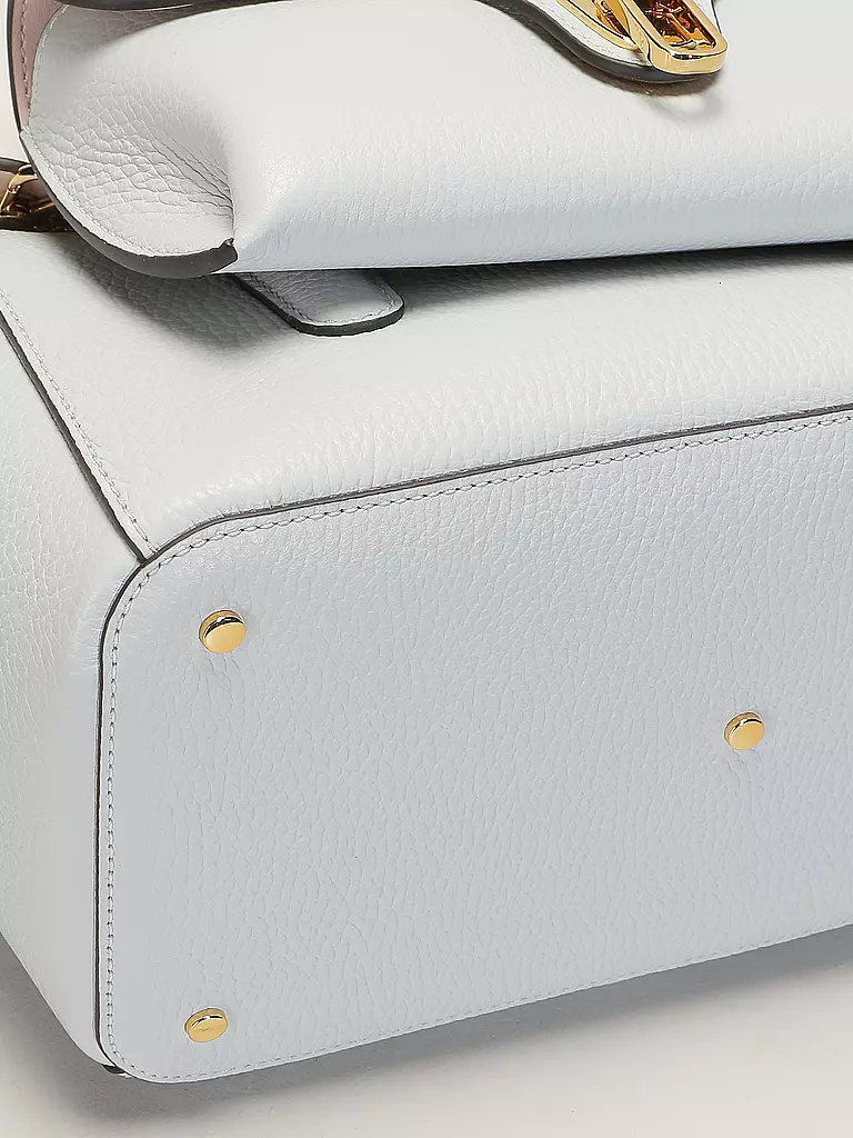 COCCINELLE | Sac en cuir - Shopper DOBBLE BEAT | Bleu clair