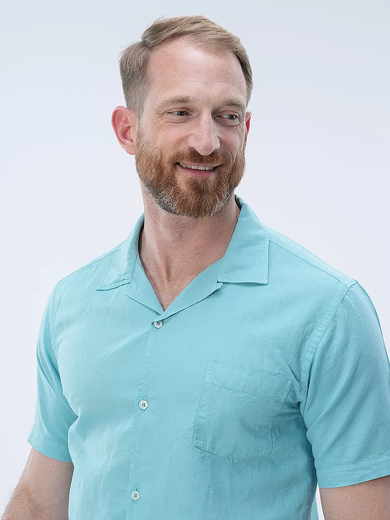 COLORFUL STANDARD | Hemd Regular Fit  | Turquoise