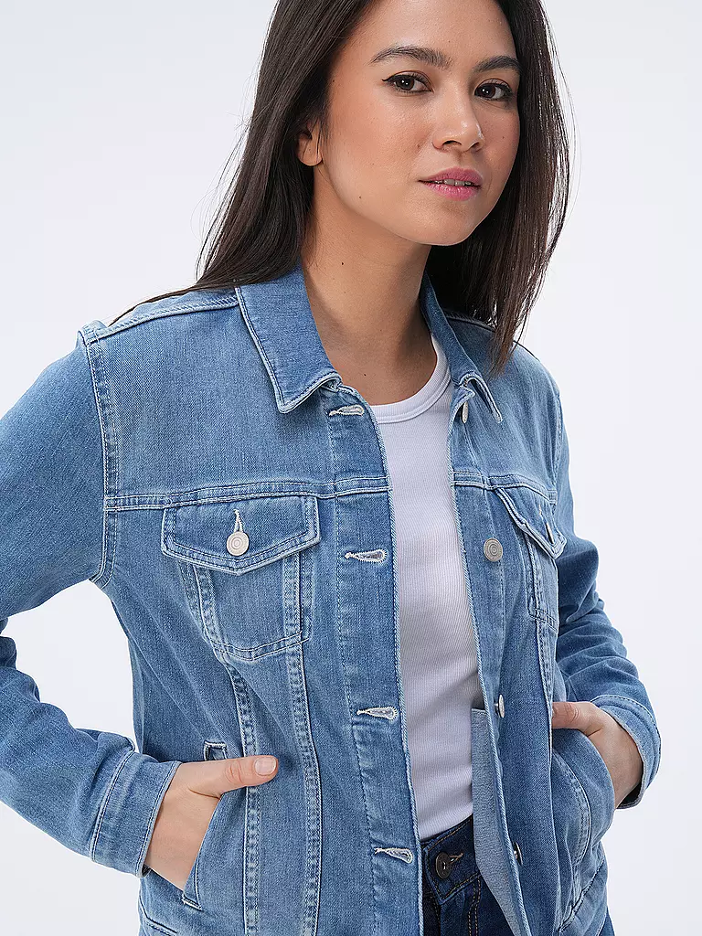 COMMA IDENTITY | Jeansjacke  | Bleu