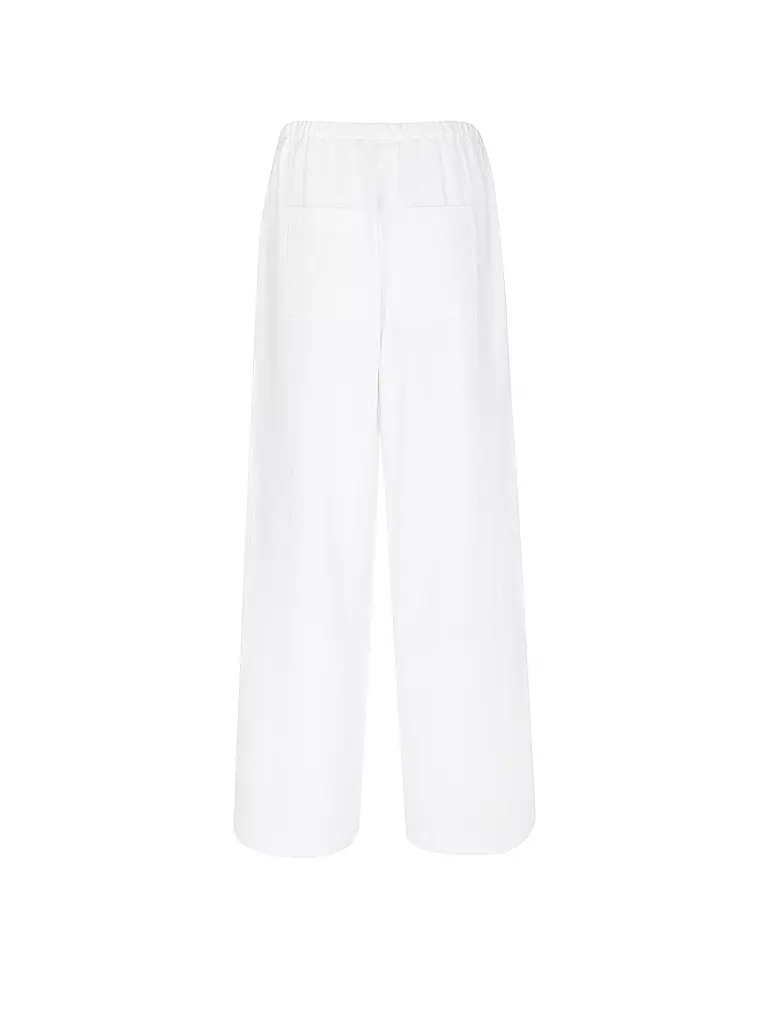 COMMA IDENTITY | Leinenhose | Blanc