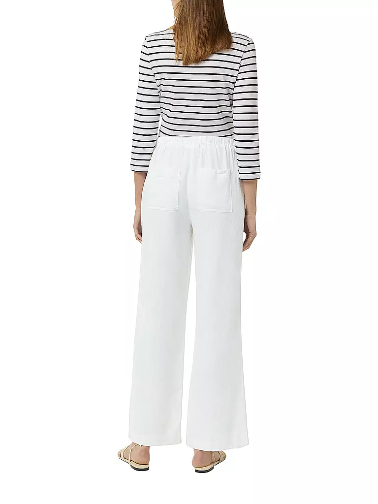 COMMA IDENTITY | Leinenhose | Blanc