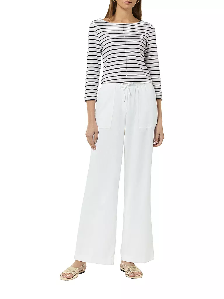 COMMA IDENTITY | Leinenhose | Blanc