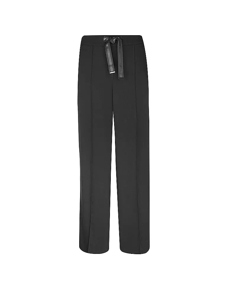 COMMA IDENTITY | Marlenehose Wide Leg | Noir