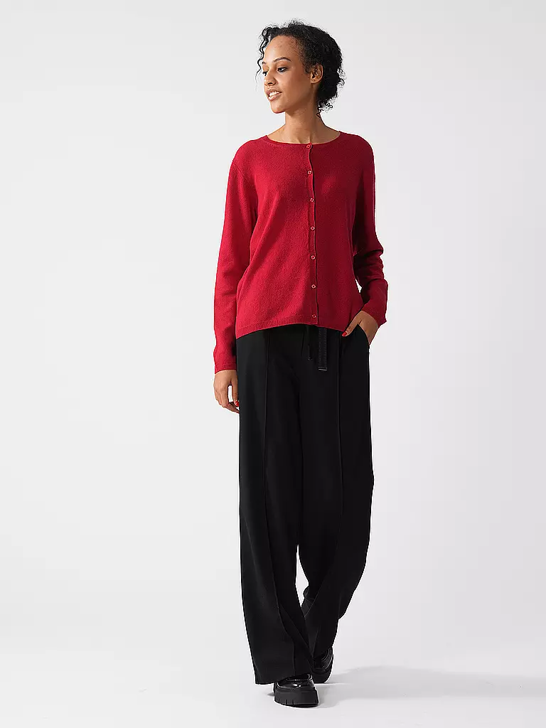 COMMA IDENTITY | Marlenehose Wide Leg | Noir