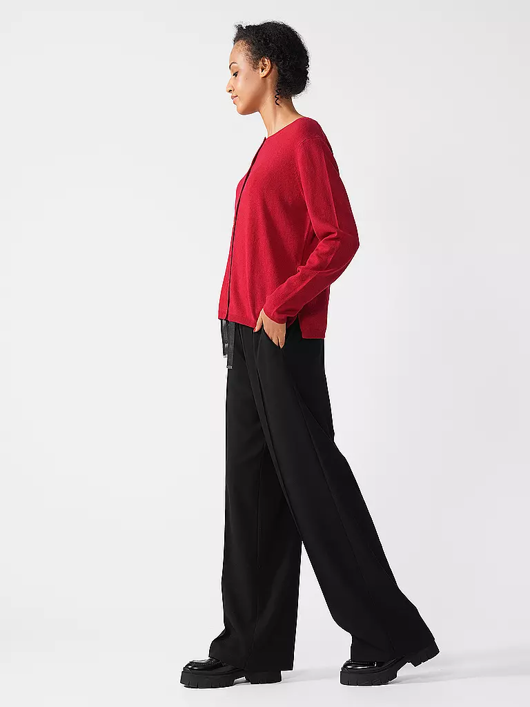 COMMA IDENTITY | Marlenehose Wide Leg | Noir