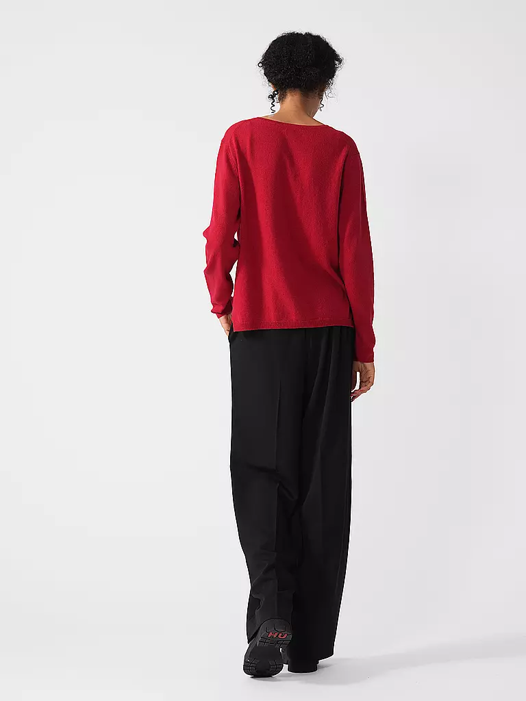 COMMA IDENTITY | Marlenehose Wide Leg | Noir