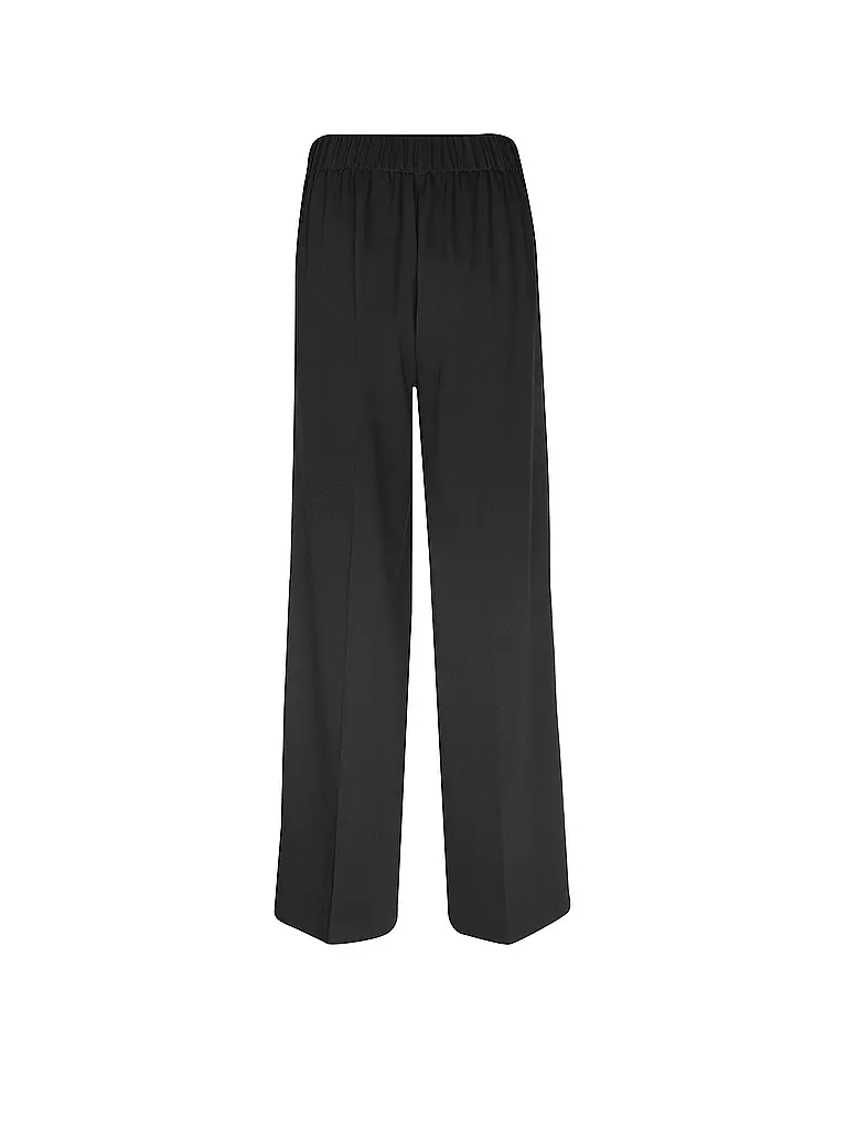 COMMA IDENTITY | Marlenehose Wide Leg | Noir