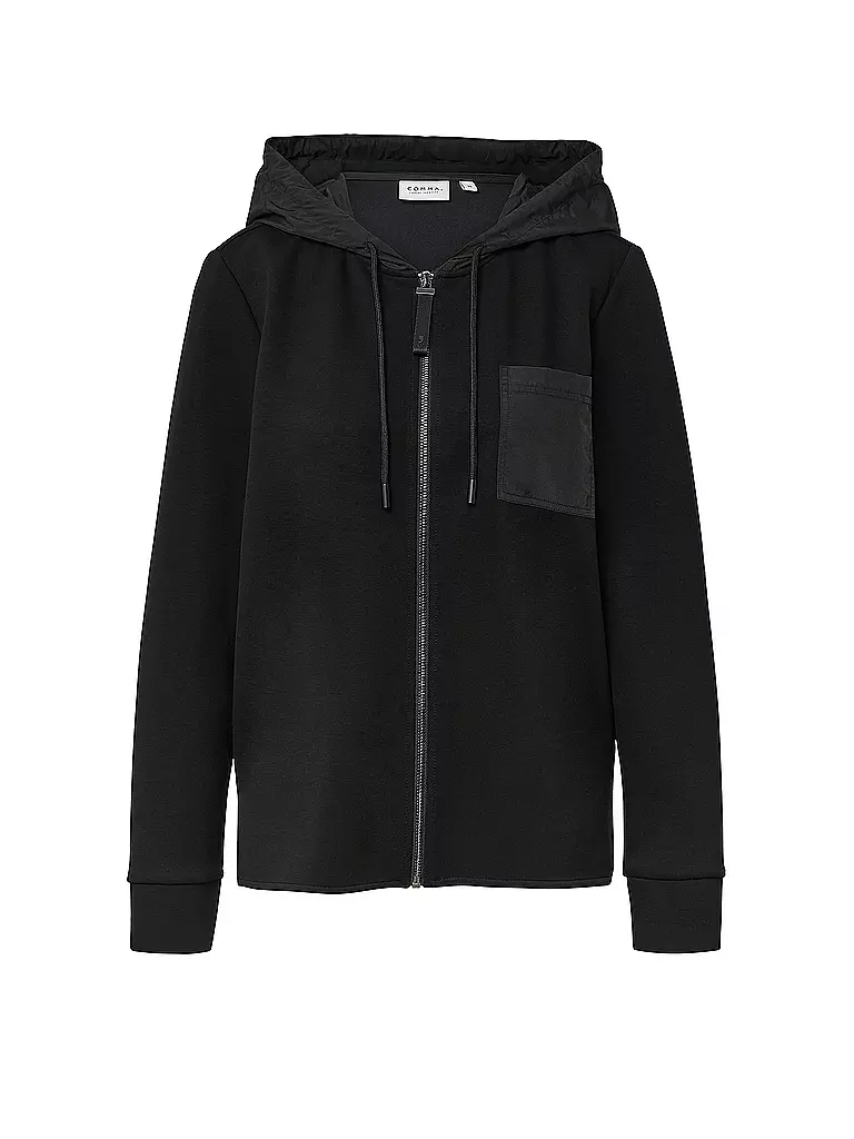 COMMA IDENTITY | Sweat-shirt zippé | Noir