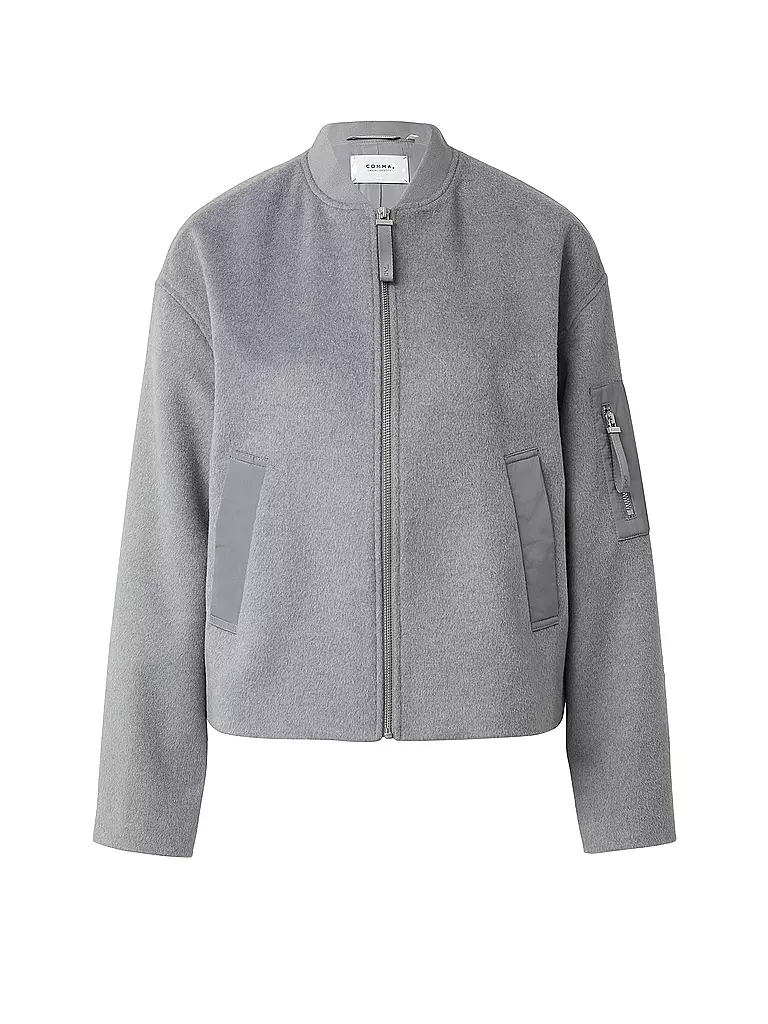 COMMA IDENTITY | Veste en laine | grau