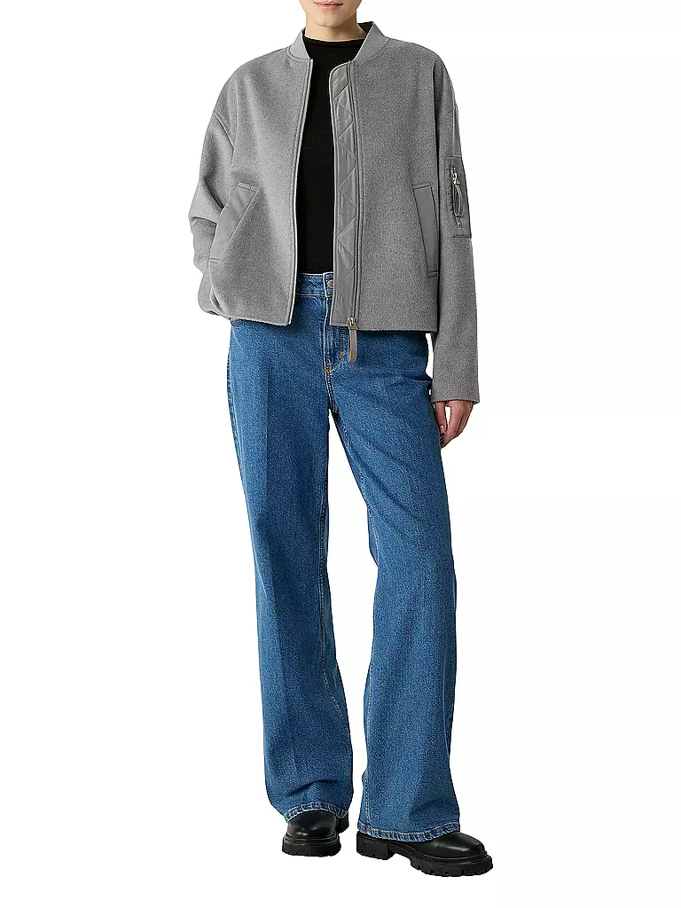 COMMA IDENTITY | Veste en laine | grau